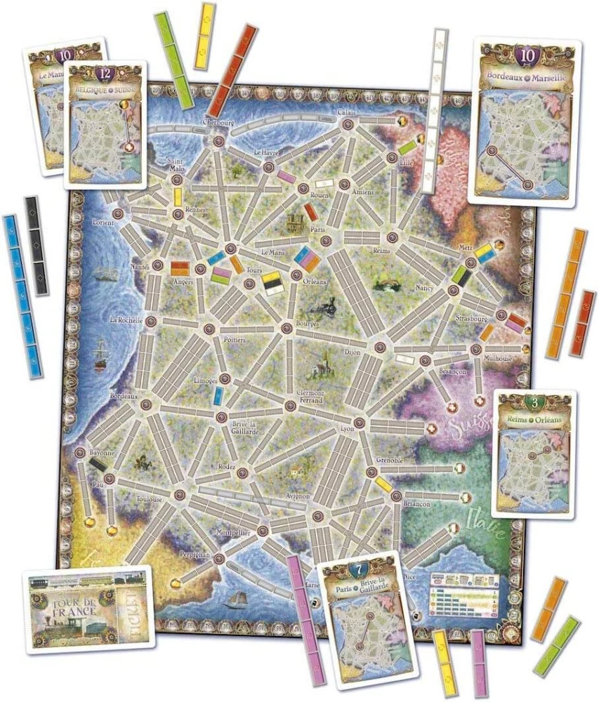 Настольная игра - Ticket to Ride. France (дополнение) EN