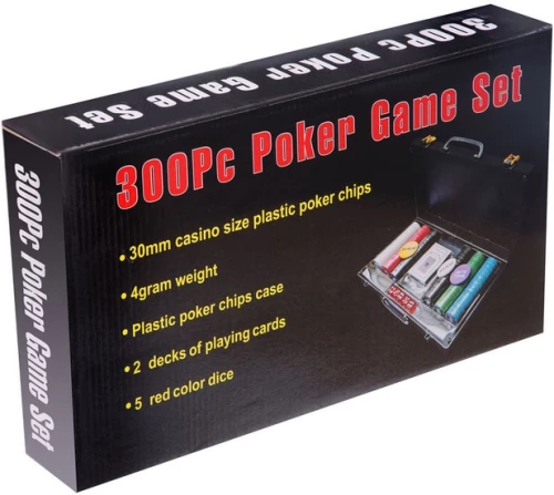 Galda spēle - Poker Game Set, plastmasas soma