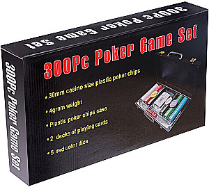 Настольная игра - Poker Game Set, пластиковый кейс