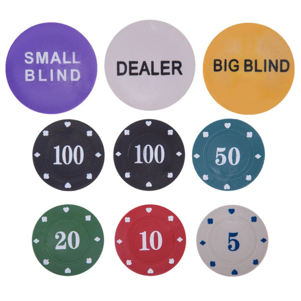 Настольная игра - Poker Game Set, пластиковый кейс