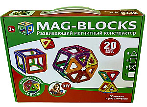 Magnētiskais konstruktors MAG-BLOCKS (20 detaļas)