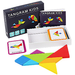 Galda spēle - Tangram Kids: angļu alfabēts + cipari