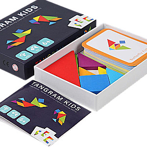 Galda spēle - Tangram Kids: angļu alfabēts + cipari