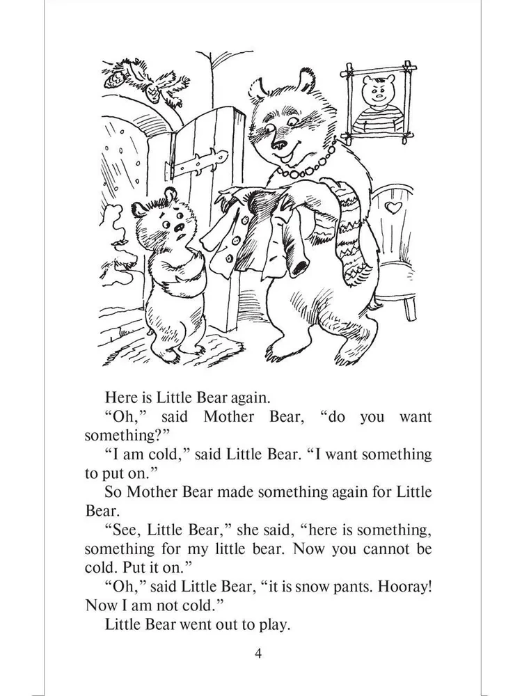 Mazais lāču bērns un citas stāsti (Little Bear and Other Stories). Grāmata angļu valodā 3.-4. klasei