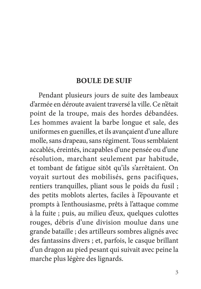 Boule de Suif / Pīša (franču valodā)