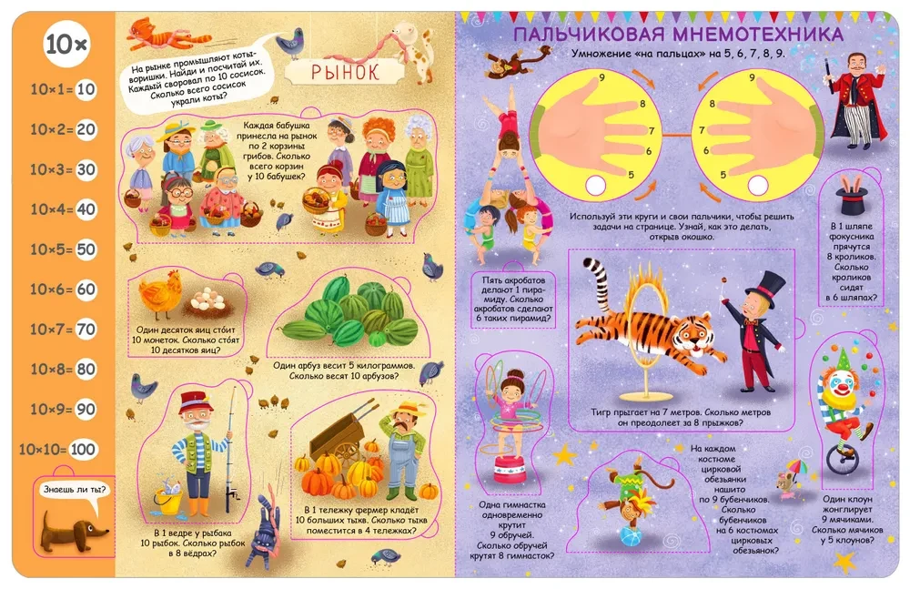 Aizraujošā reizināšanas tabula