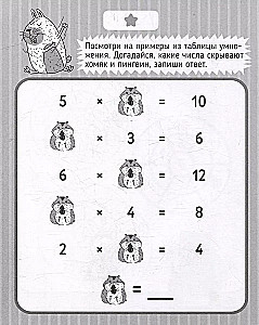 Matemātikas trenažieris. Reizināšanas tabula. Mīklas