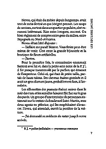 Megre un cilvēks uz soliņa. Grāmata lasīšanai franču valodā