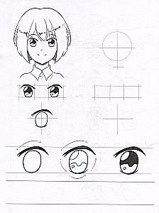 Mācos zīmēt. Anime. Sejas