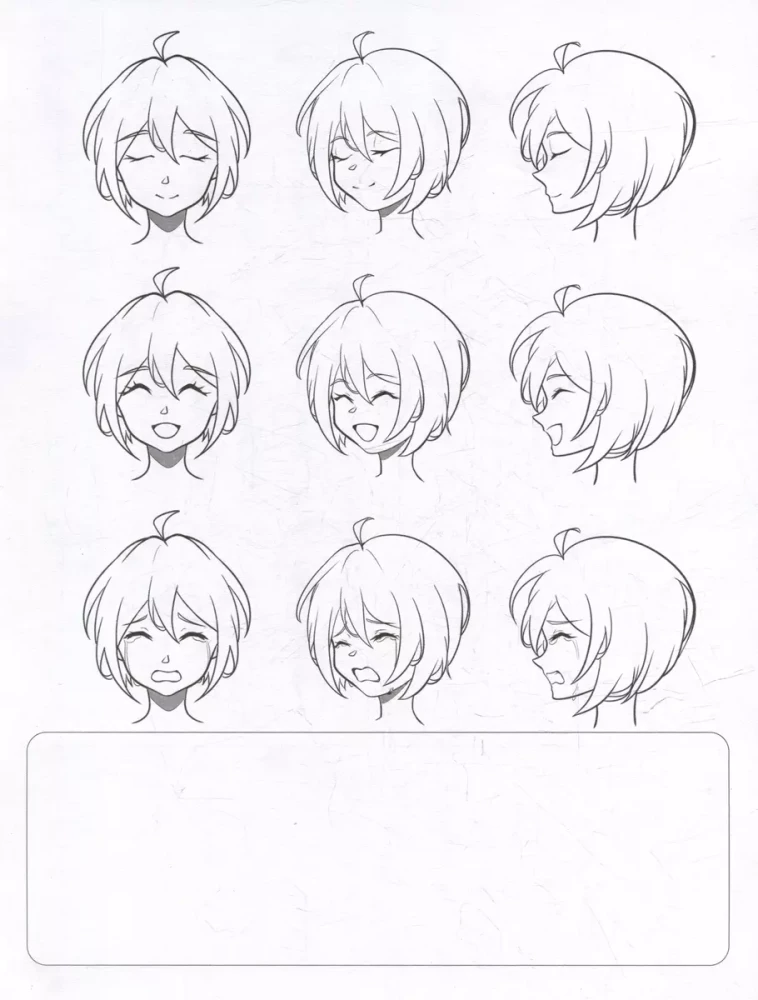 Mācos zīmēt. Anime. Sejas
