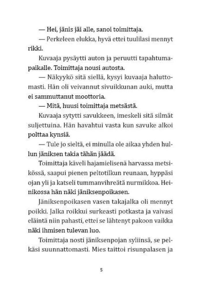Zaķa gads. Grāmata lasīšanai somu valodā