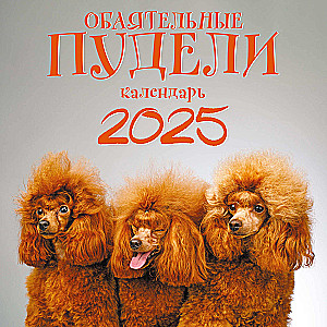 Aizraujoši pūdeļi. Sienas kalendārs 2025. gadam (300x300)
