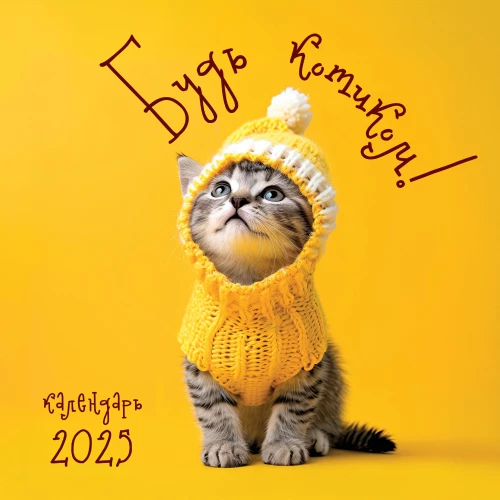 Esi kaķītis! Kaķu kalendārs. Sienas kalendārs 2025. gadam (300x300)