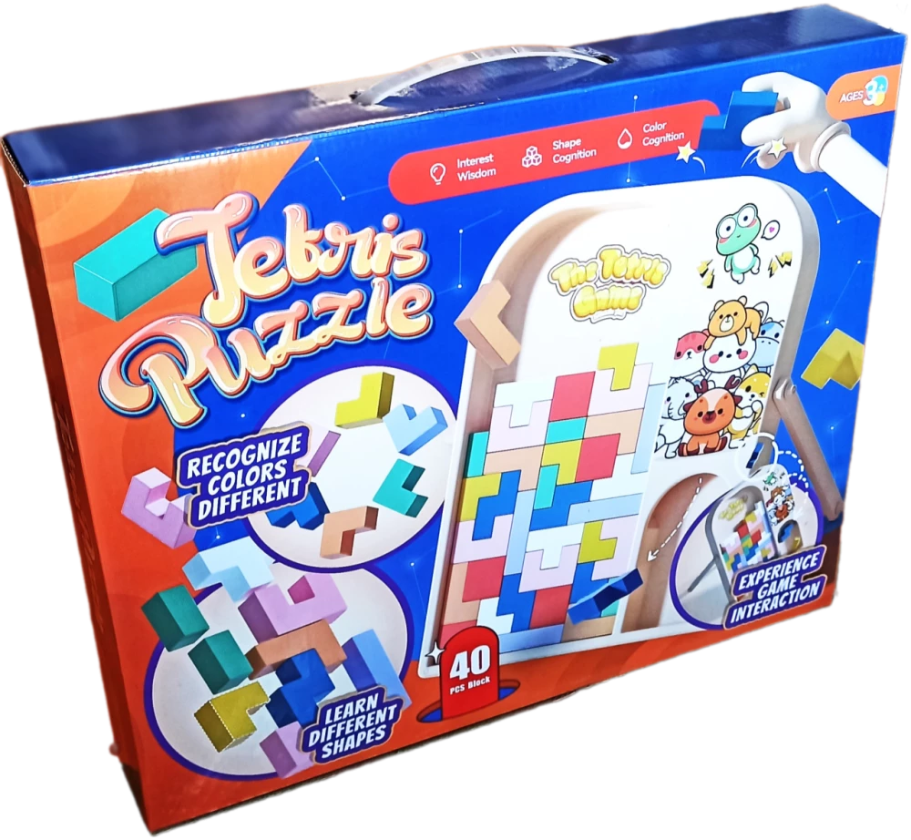 Attīstoša galda spēle - Tetris pašiem mazākajiem