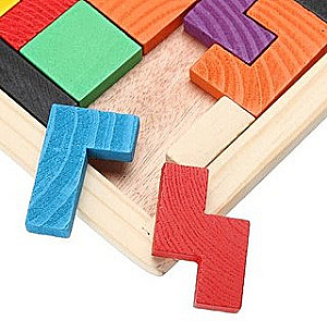Attīstoša galda spēle - Tetris pašiem mazākajiem