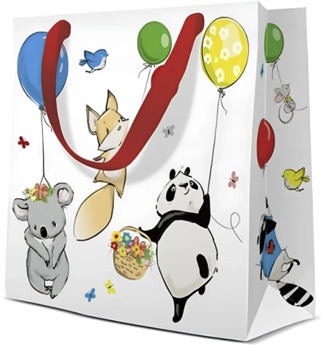 Dāvanu soma - Animals Party (17x17x6)