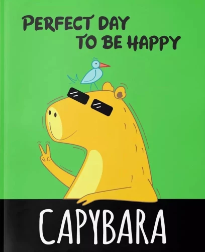 Pozitīvā noskaņojuma piezīmju grāmatiņa. Happybara