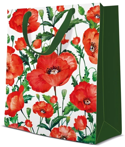 Dāvanu soma - Flanders Poppy (20x25x10)