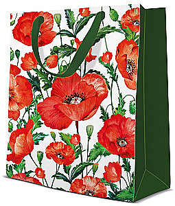 Dāvanu soma - Flanders Poppy (20x25x10)
