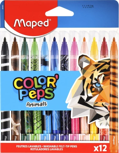 Flomāsteri - Maped. Dzīvnieki, 12 krāsas