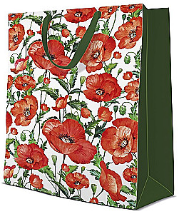 Dāvanu soma - Flanders Poppy (30x41x12)
