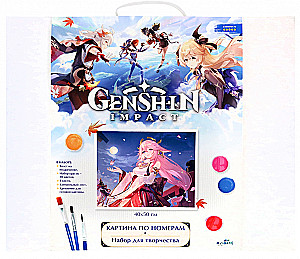 Glezna krāsošanai pēc numuriem - Genshin. Jaē Miko