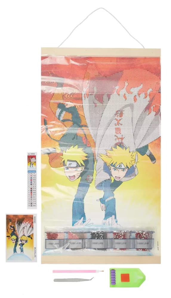 Dimanta paneļa piekare - Naruto. Naruto un Minato
