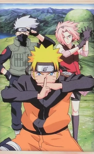 Dimanta paneļa piekare - Naruto. Komanda Nr. 7