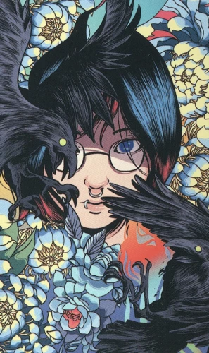Glezna krāsošanai pēc numuriem - Anime. Huginn & Muninn
