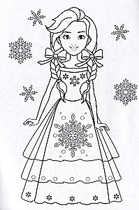 Krāsojamā grāmata - Sniega princese