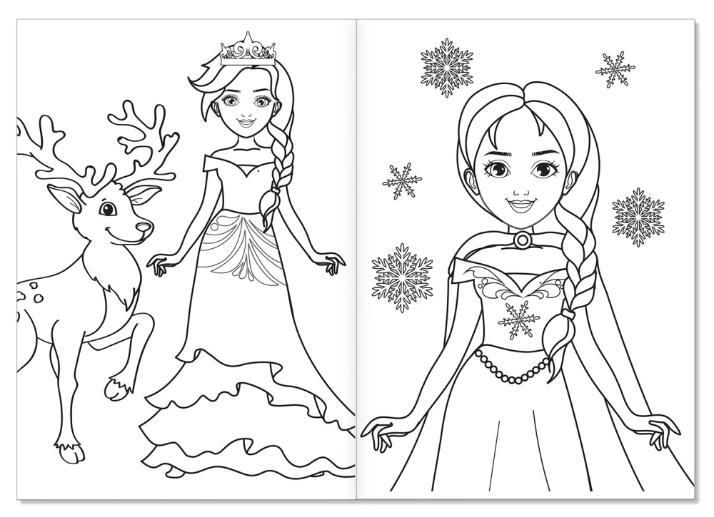 Krāsojamā grāmata - Sniega princese
