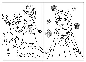 Krāsojamā grāmata - Sniega princese