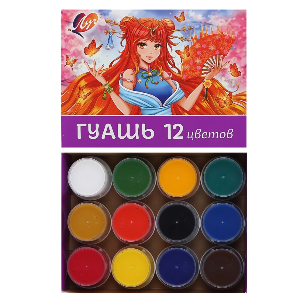 Guaša - Anime (12 krāsas)