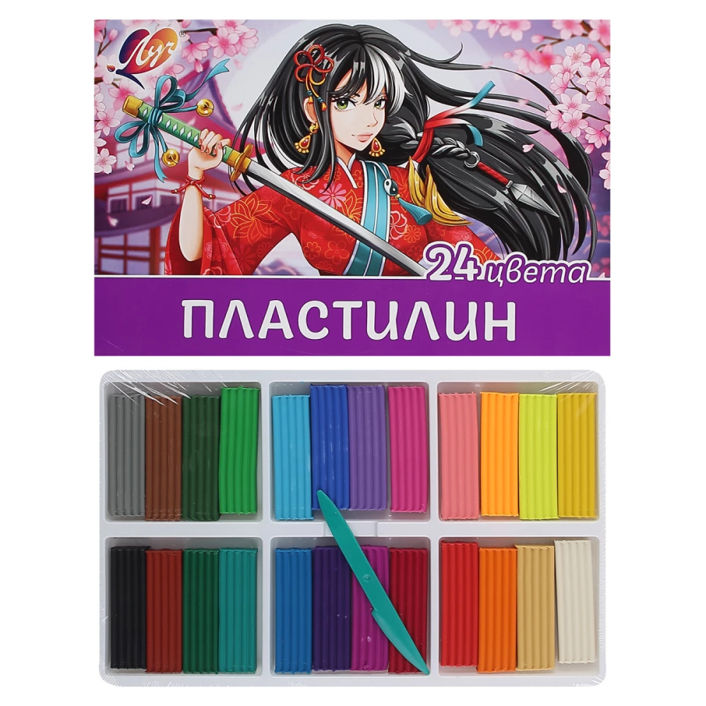 Klasiskais plastilīns - Anime (24 krāsas)
