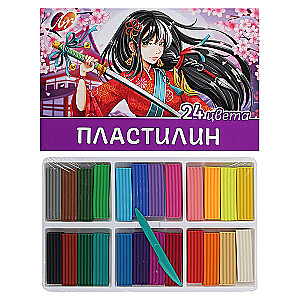 Klasiskais plastilīns - Anime (24 krāsas)