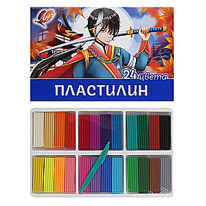 Klasiskais plastilīns - Anime (24 krāsas)