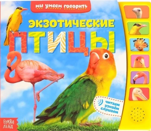 Grāmata ar muzikālo čipu - Ekzotiskie putni