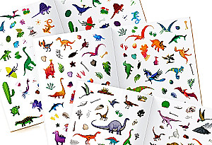 250 uzlīmes - Dinozauru sala