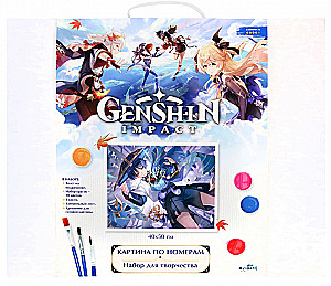 Glezna krāsošanai pēc numuriem - Genshin. Ceļotājs