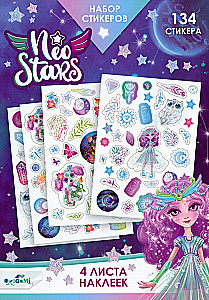 Neo Stars uzlīmju komplekts. Dizains 2