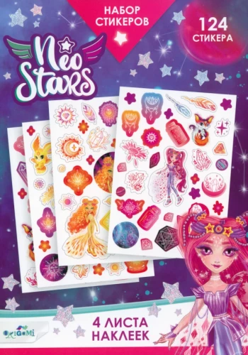 Neo Stars uzlīmju komplekts. Dizains 1