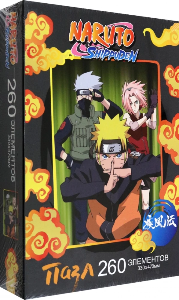 Puzle-260 Naruto. Tūkstoš putnu sauciens