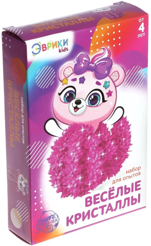 Eksperimentu komplekts - Brīnumainie kristāli, lācis