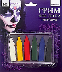 Grims - sejas zīmuļi, 6 krāsas