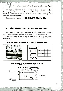 Gatara. Beznotu metode. Vienkāršas dziesmas ar akordu un arpeggio