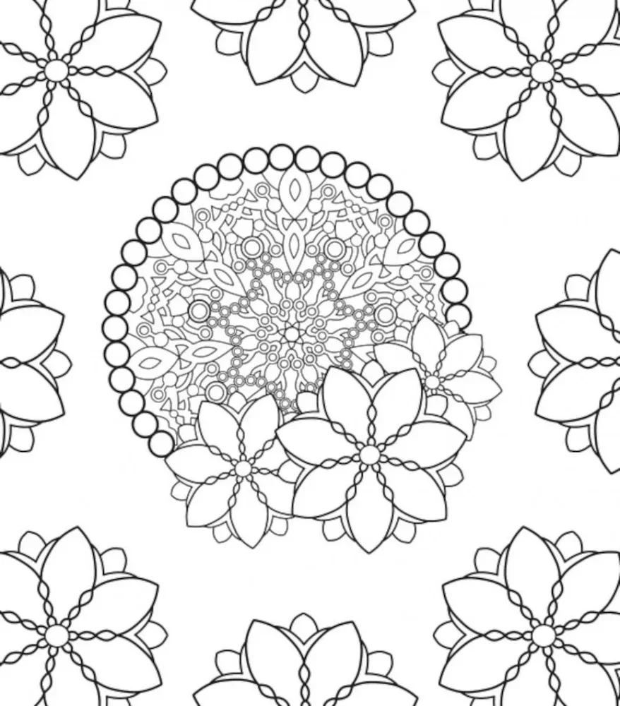 Mīlestības mandalas. Krāsojamā grāmata-antistresa stiprām un veselīgām attiecībām