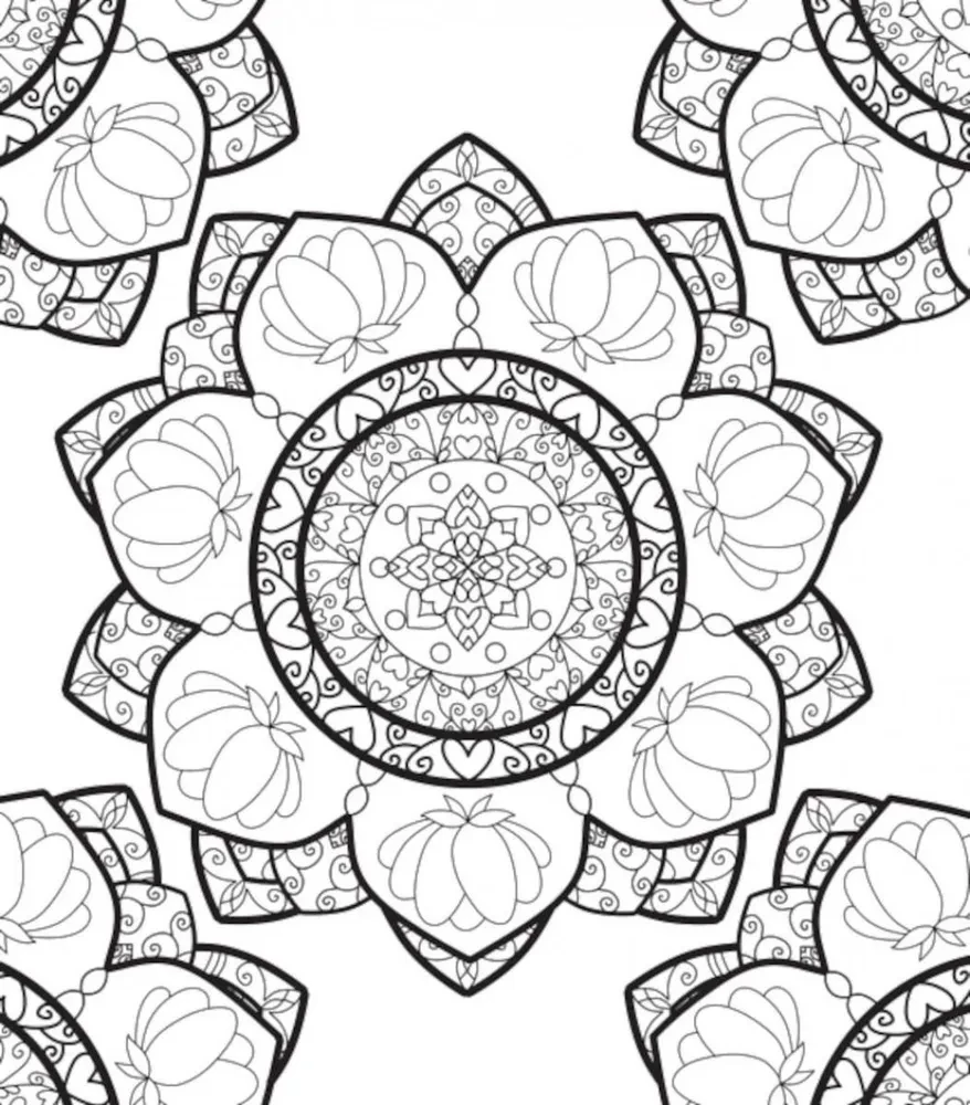 Mīlestības mandalas. Krāsojamā grāmata-antistresa stiprām un veselīgām attiecībām