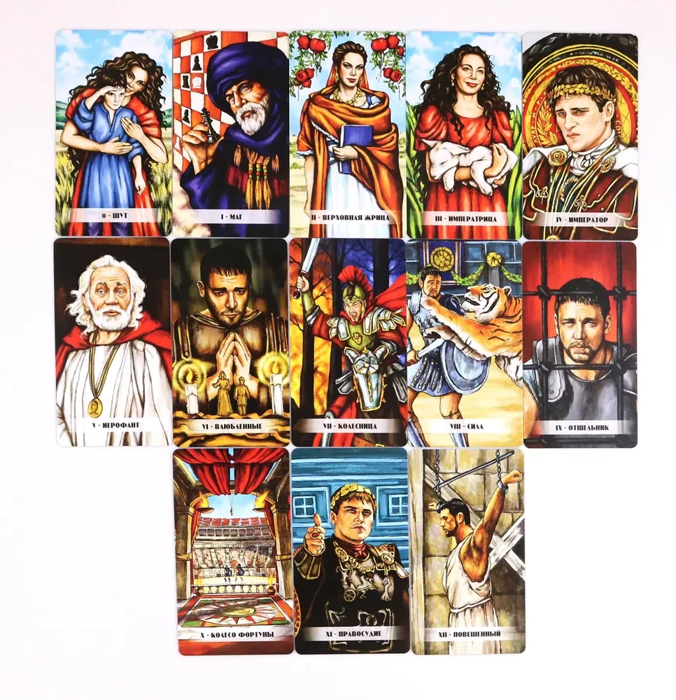 Tarot Gladiators (78 kartes + instrukcija)
