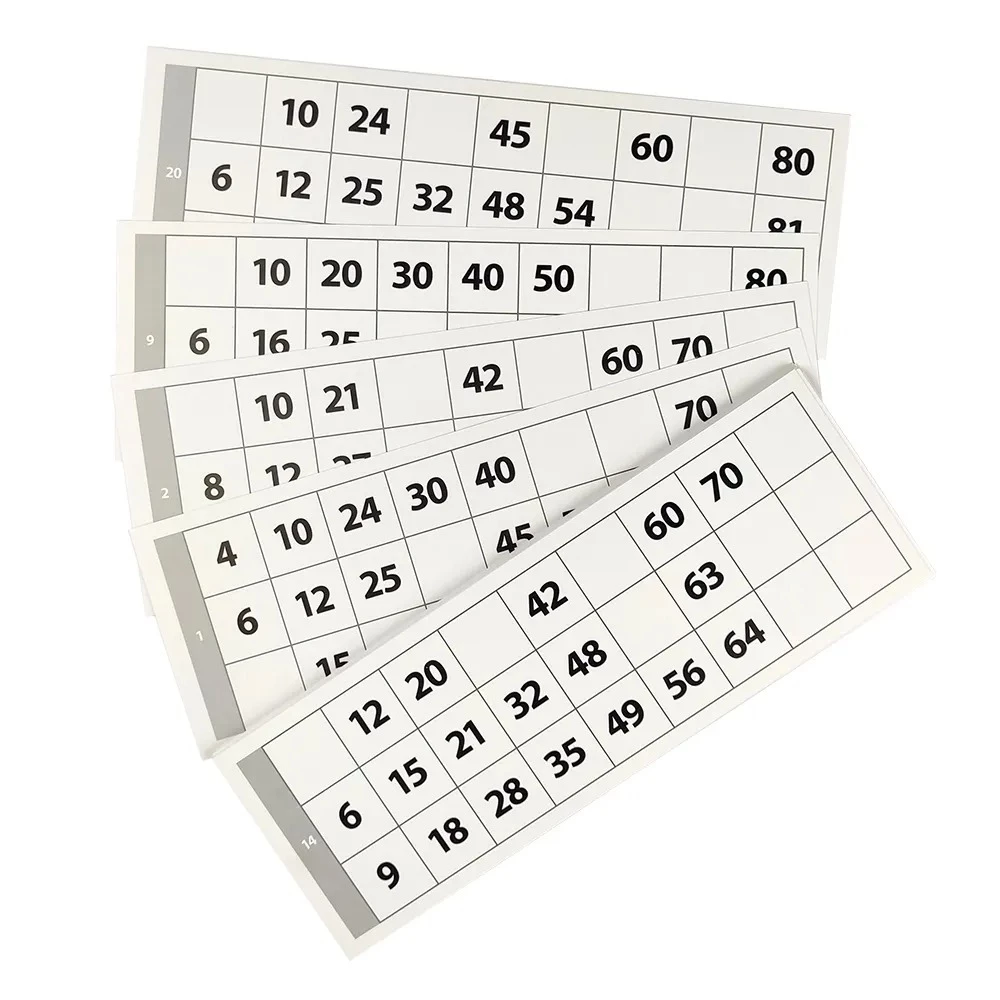 Galda spēle - Matemātiskā loto. Reizināšanas tabula
