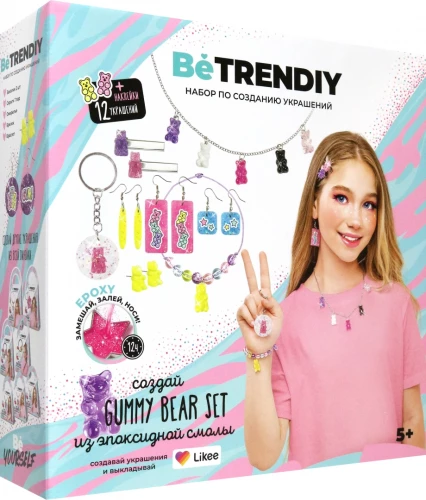Be TrenDIY. Izveido rotas no epoksīda sveķiem - Gummy Bear komplekts